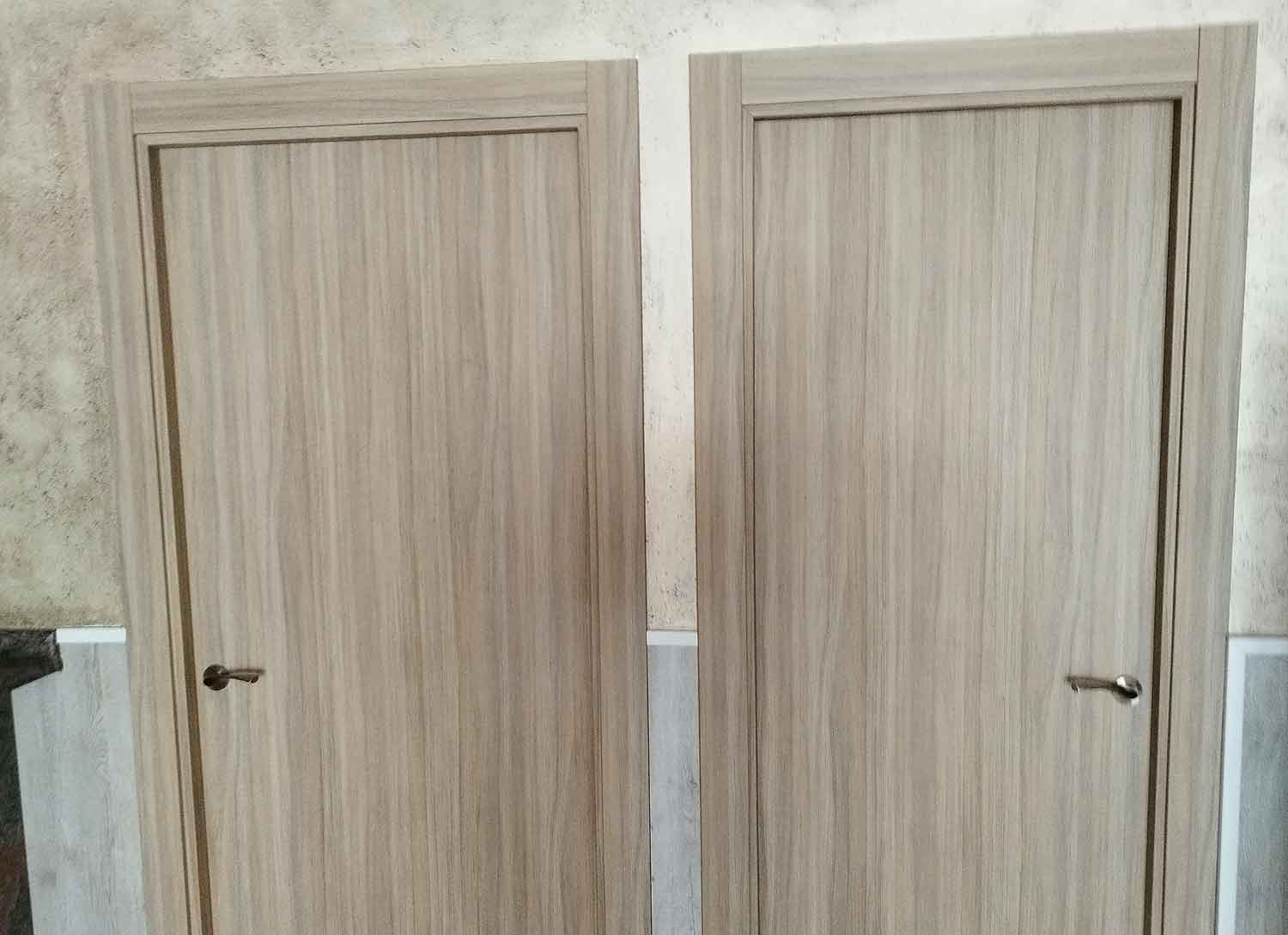Puertas interiores de madera de olmo