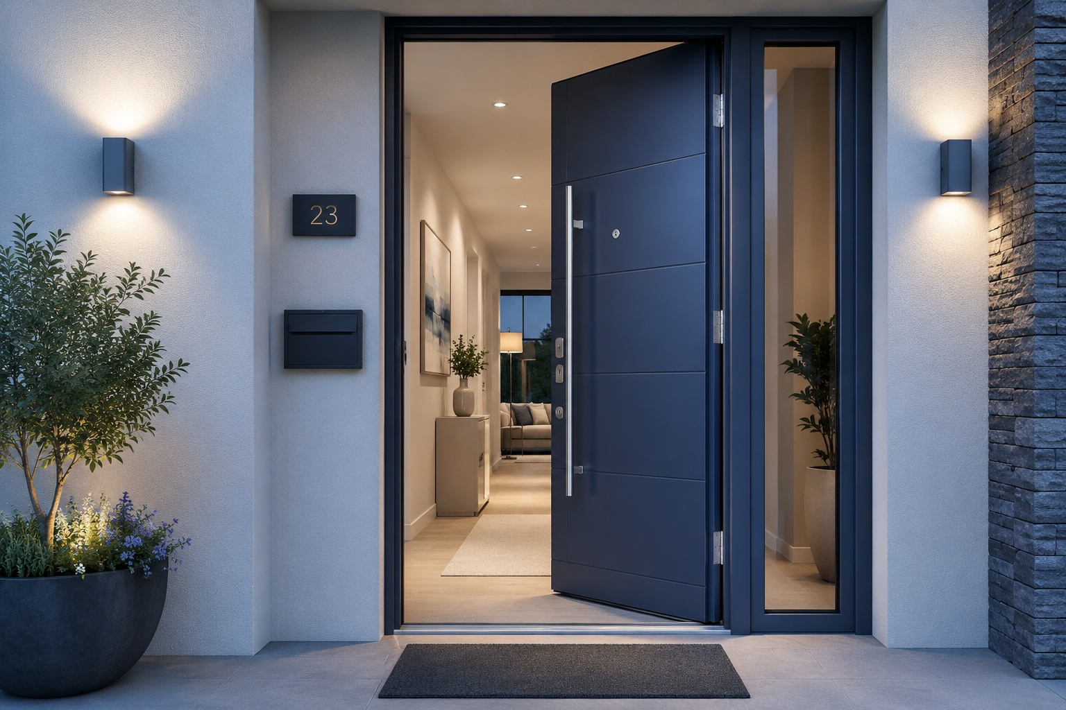 Puertas de entrada para viviendas y negocios
