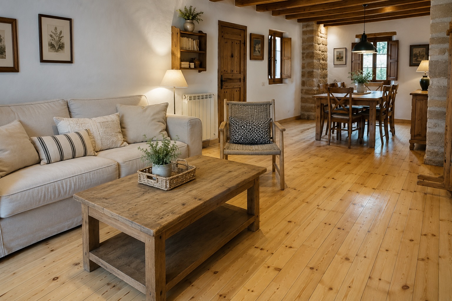 Suelos laminados y escaleras