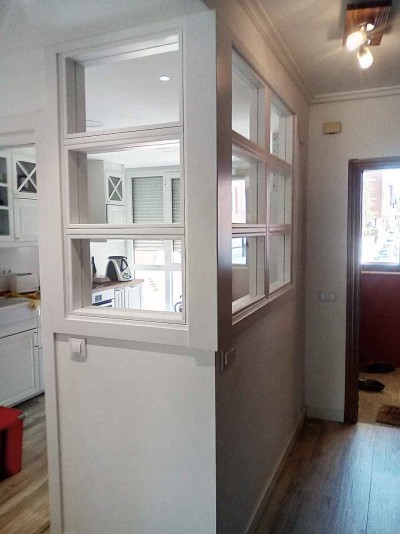 Cerramiento de cocina en madera