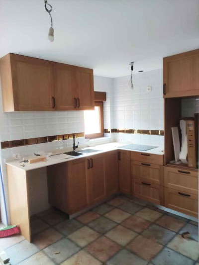 Cocina en madera a medida