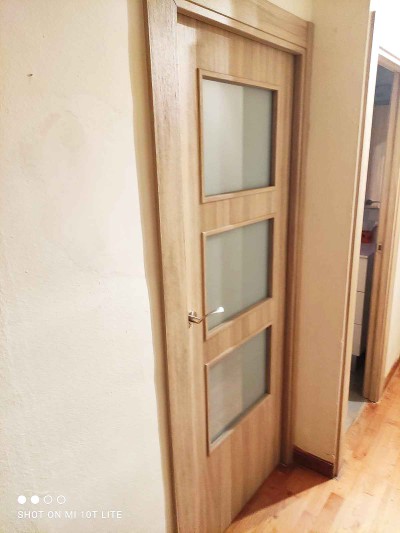 Puerta con cristal mate