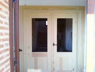 Puertas interiores de estilo rústico