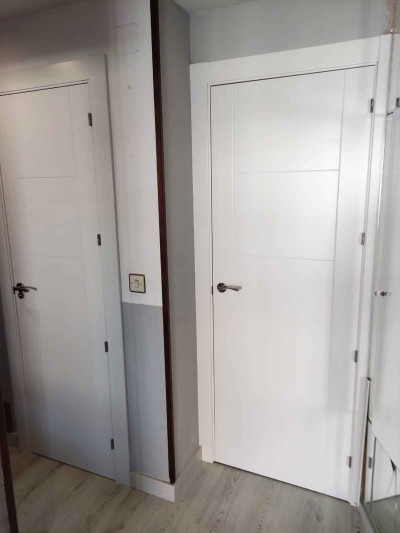 Puertas lacadas blancas