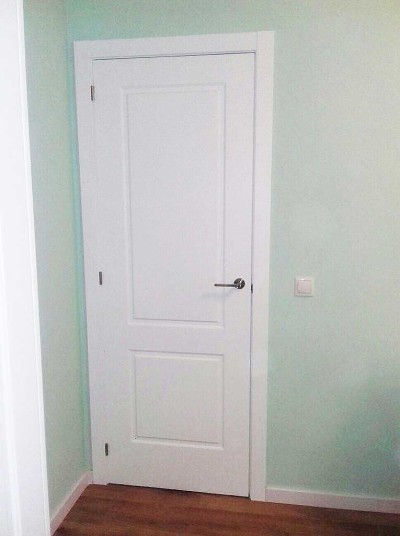 Puerta lacada moderna
