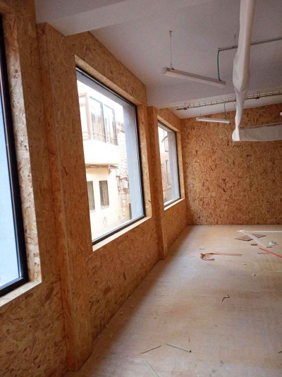 Revestimiento de fachada interior