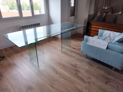 Suelo laminado de gran formato